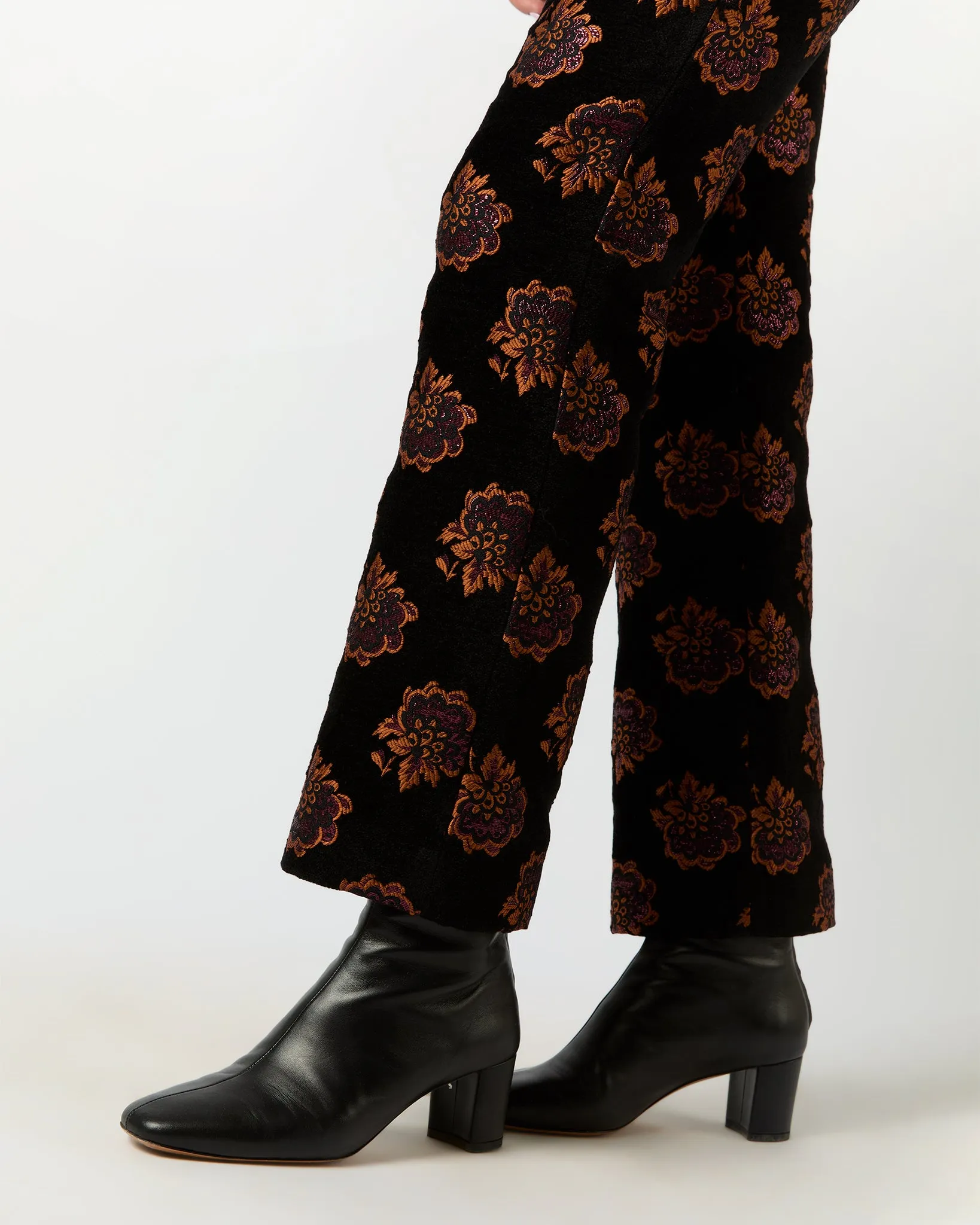 24/7 Pant in Rosette Jacquard
