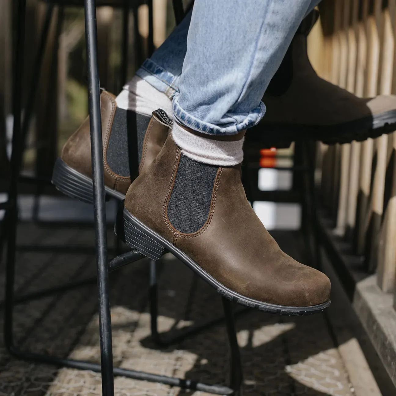 Blundstone Women's Low Heel Boots 1970- Antique Brown
