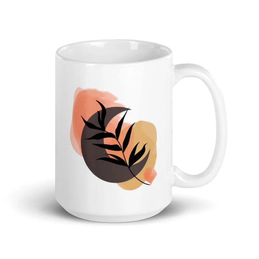 Bohemian Moon Night Abstract Modern Art Coffee Tea Cup Mug