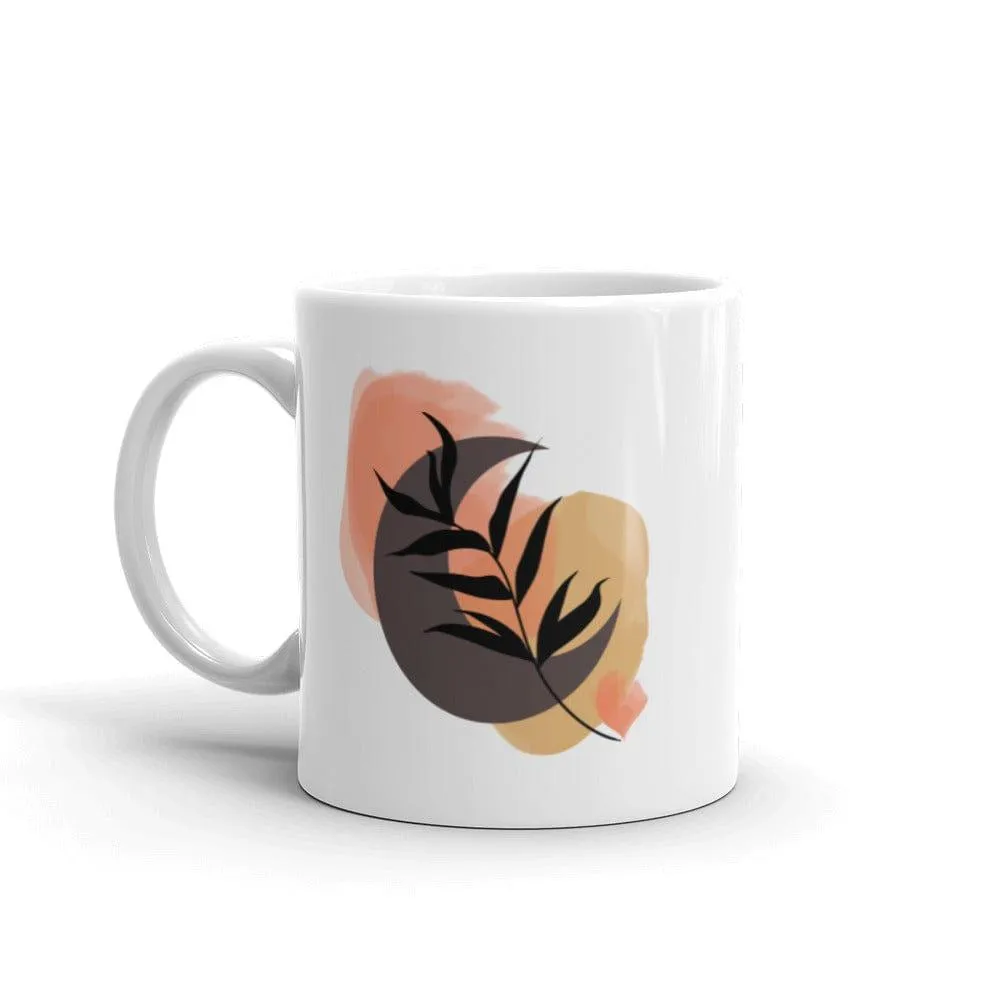Bohemian Moon Night Abstract Modern Art Coffee Tea Cup Mug