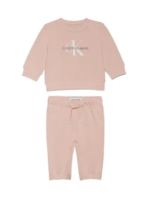 Calvin Klein - Blush monogram, 2 piece jogger set