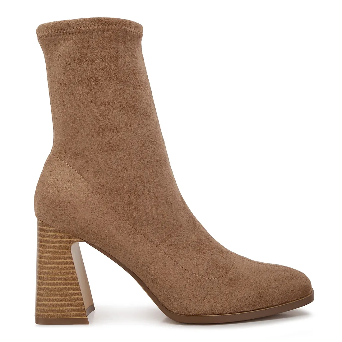 Candid Flared Block Heel Boots