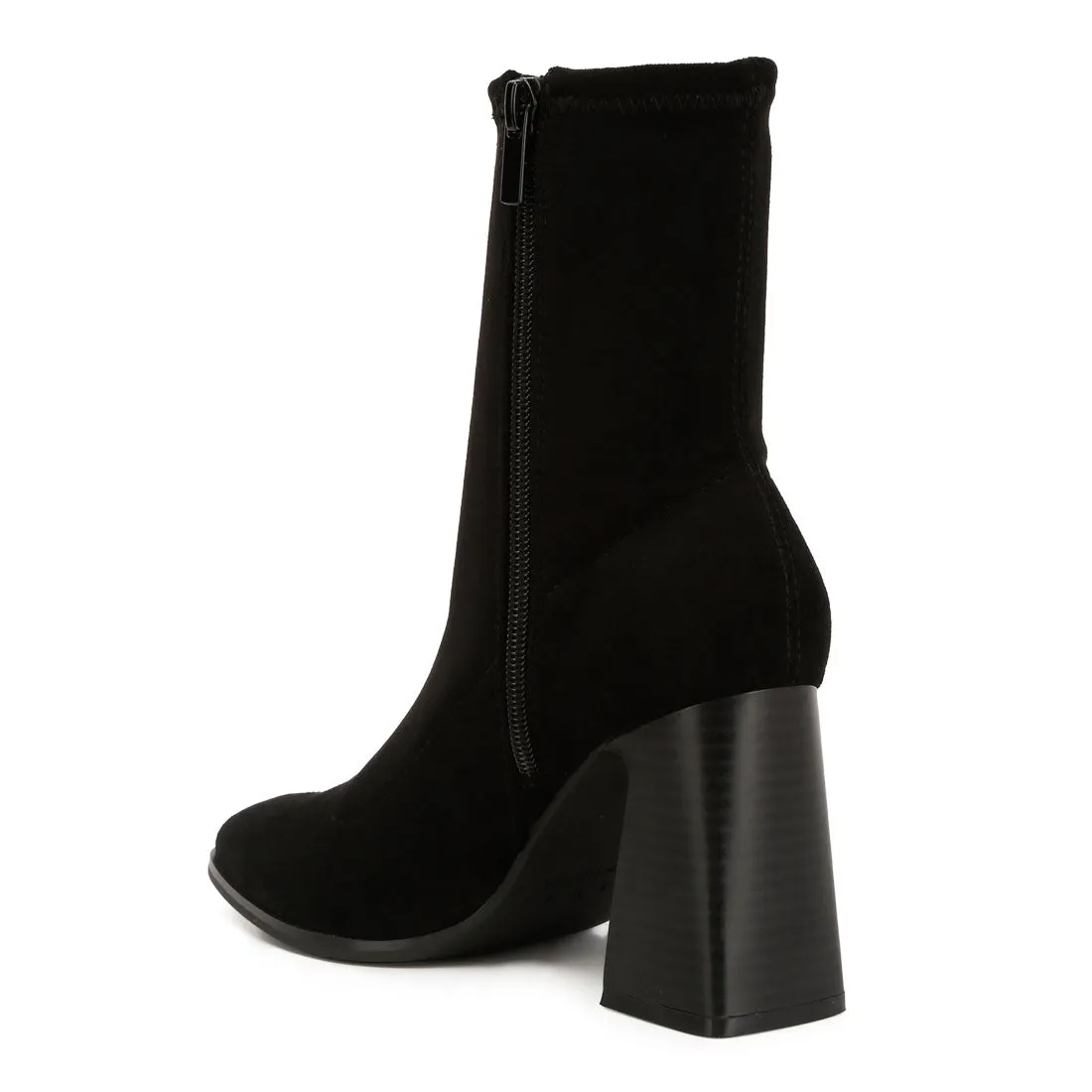 Candid Flared Block Heel Boots