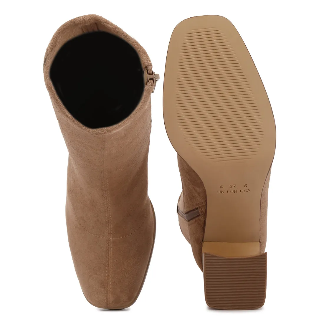 Candid Flared Block Heel Boots