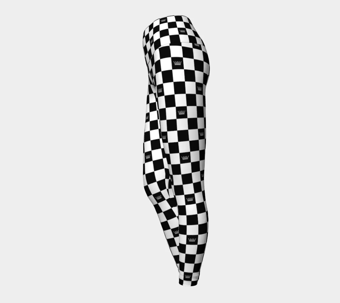 Chess Queen Yoga Leggings
