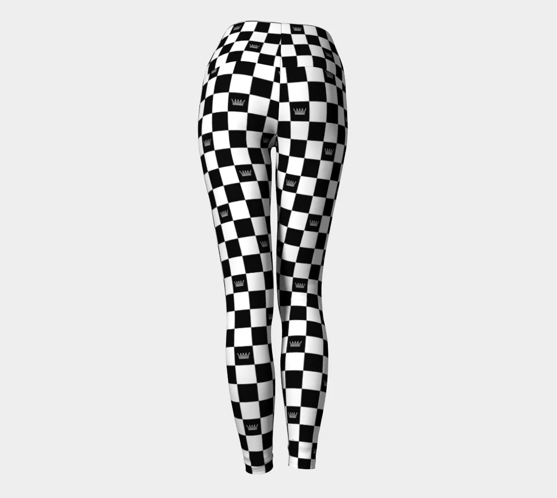 Chess Queen Yoga Leggings