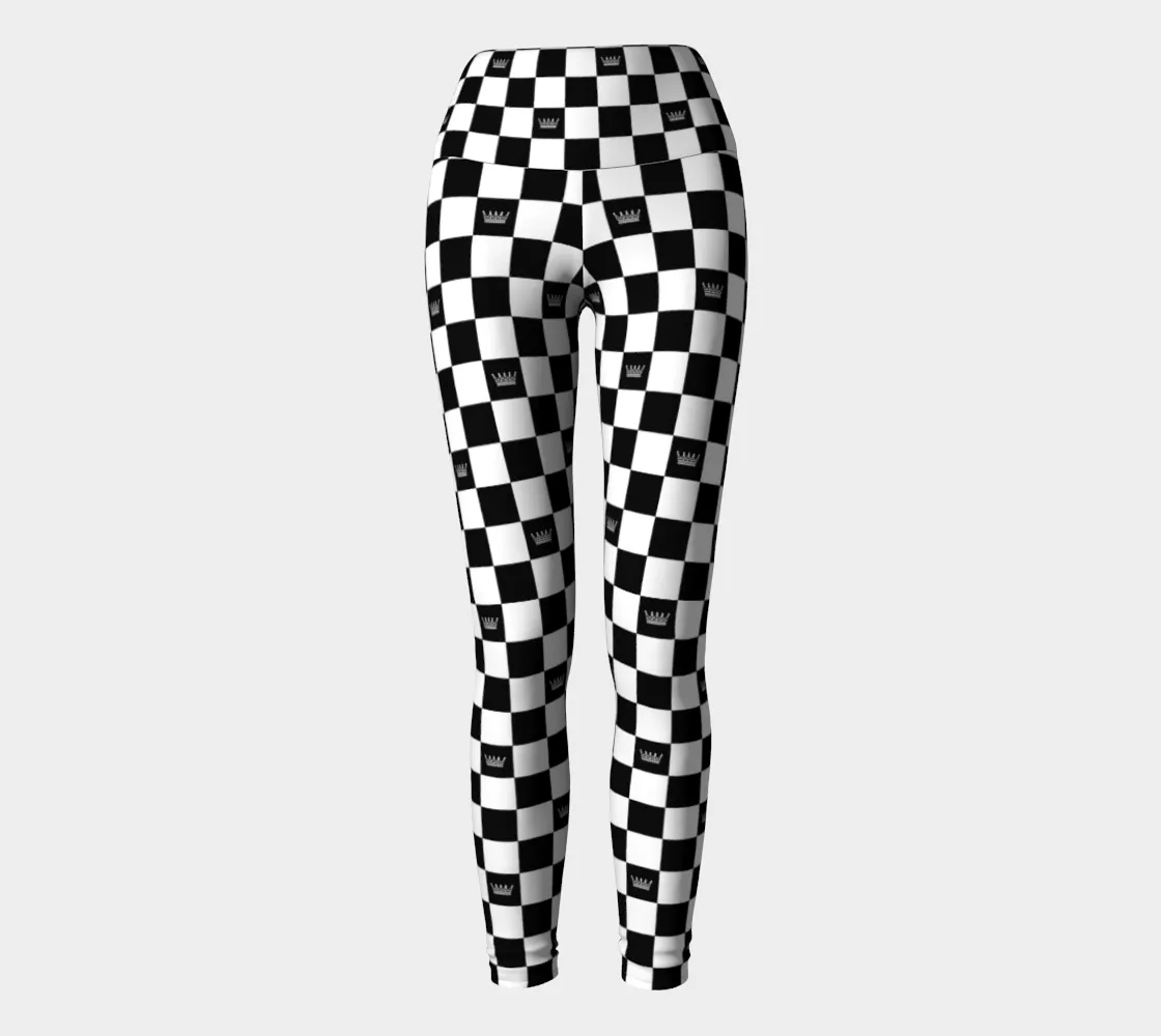 Chess Queen Yoga Leggings