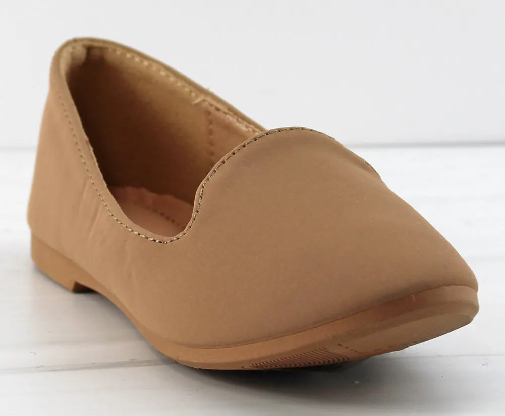 Costa 79k Little Girls Almond Toe Ballet Flats