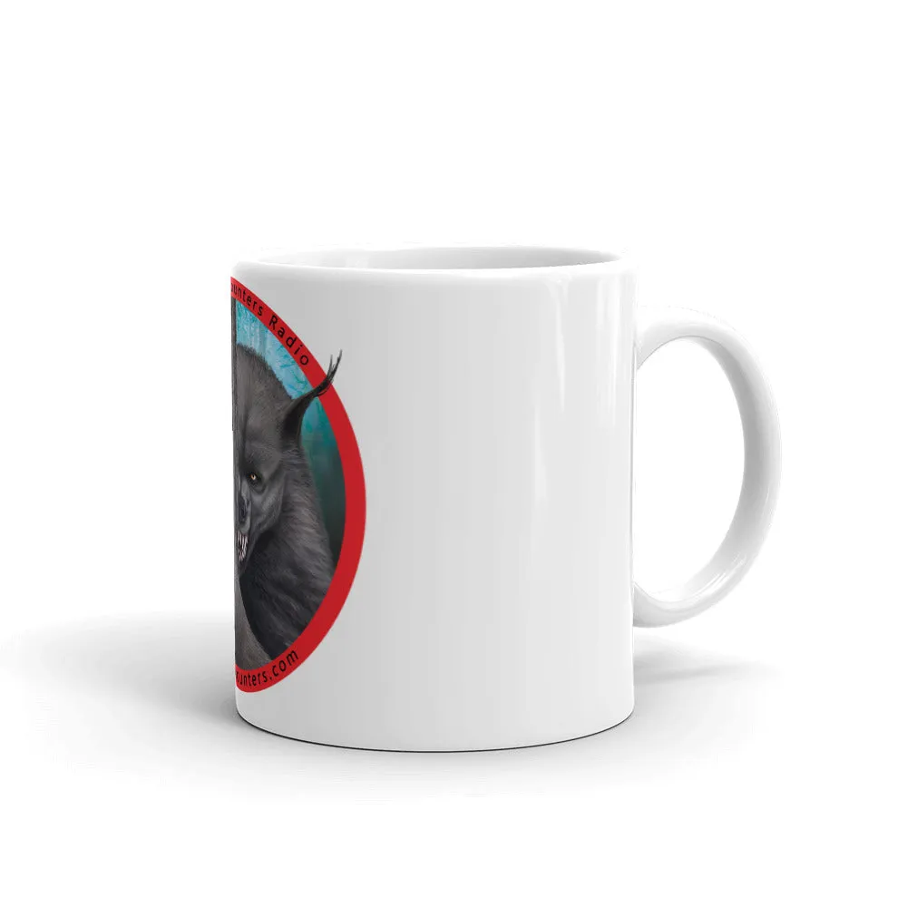 Dogman Encounters Rogue Collection White Mug (red/black font)