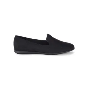 Emette Black Fabric Anne Klein Loafer Flats