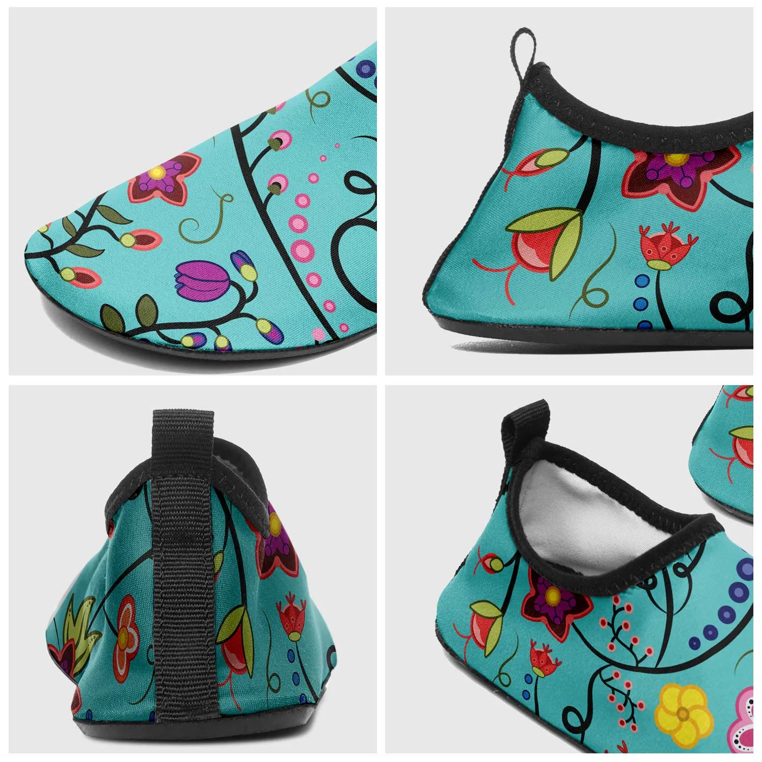 Fresh Fleur Sky Kid's Sockamoccs Slip On Shoes