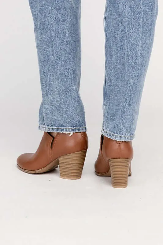 GAMEY Chic Slip On Ankle Booties Boots