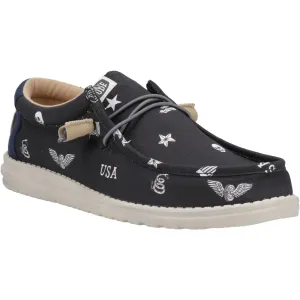 Heydude Wally Stars n Skulls Shoe