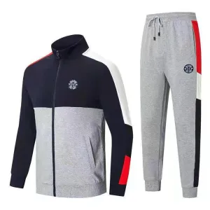HF Logo Designed Two Piece Cotton Designed Track Suit - Multi Coloured