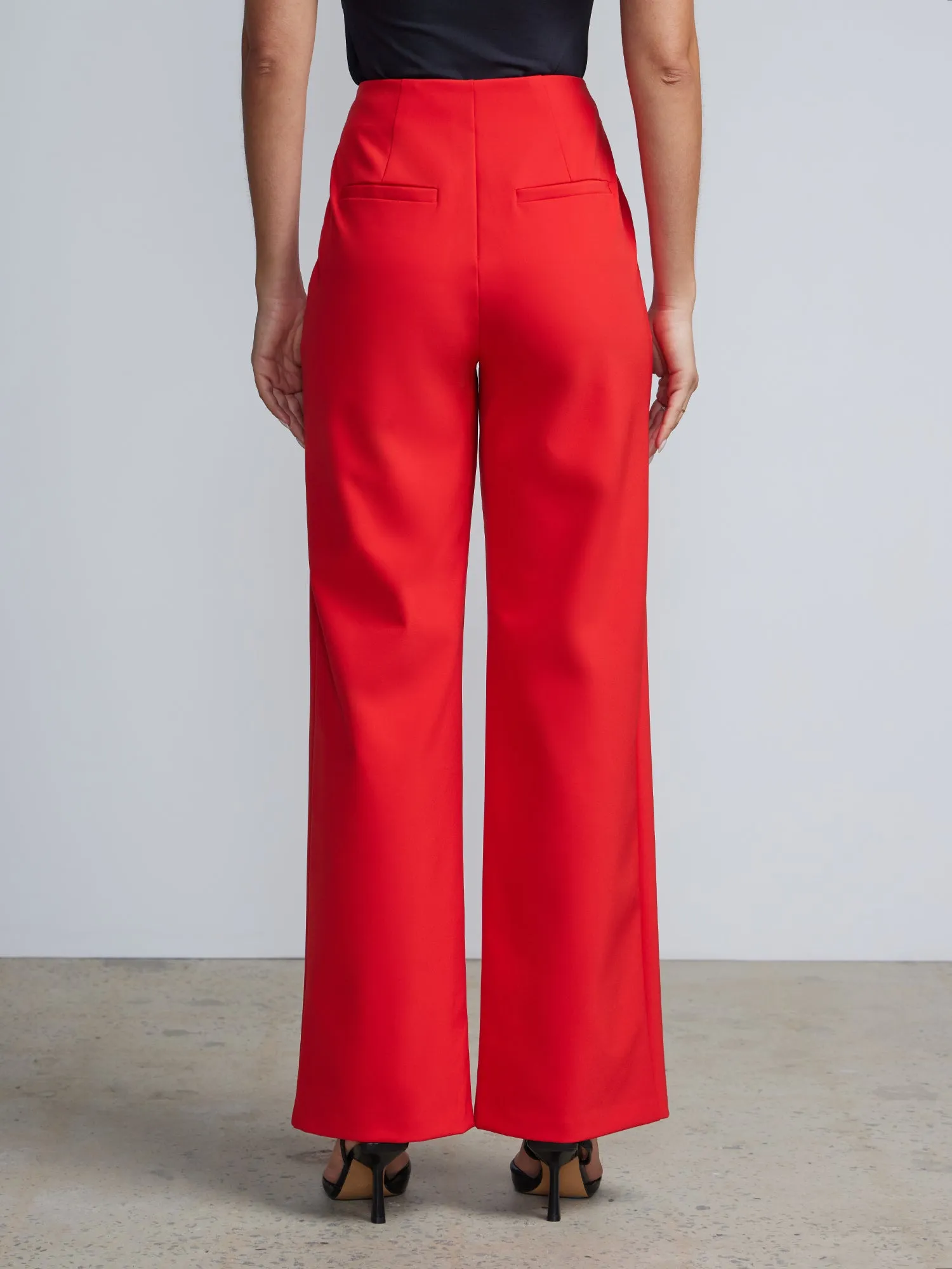 High Rise Wide Leg Pants