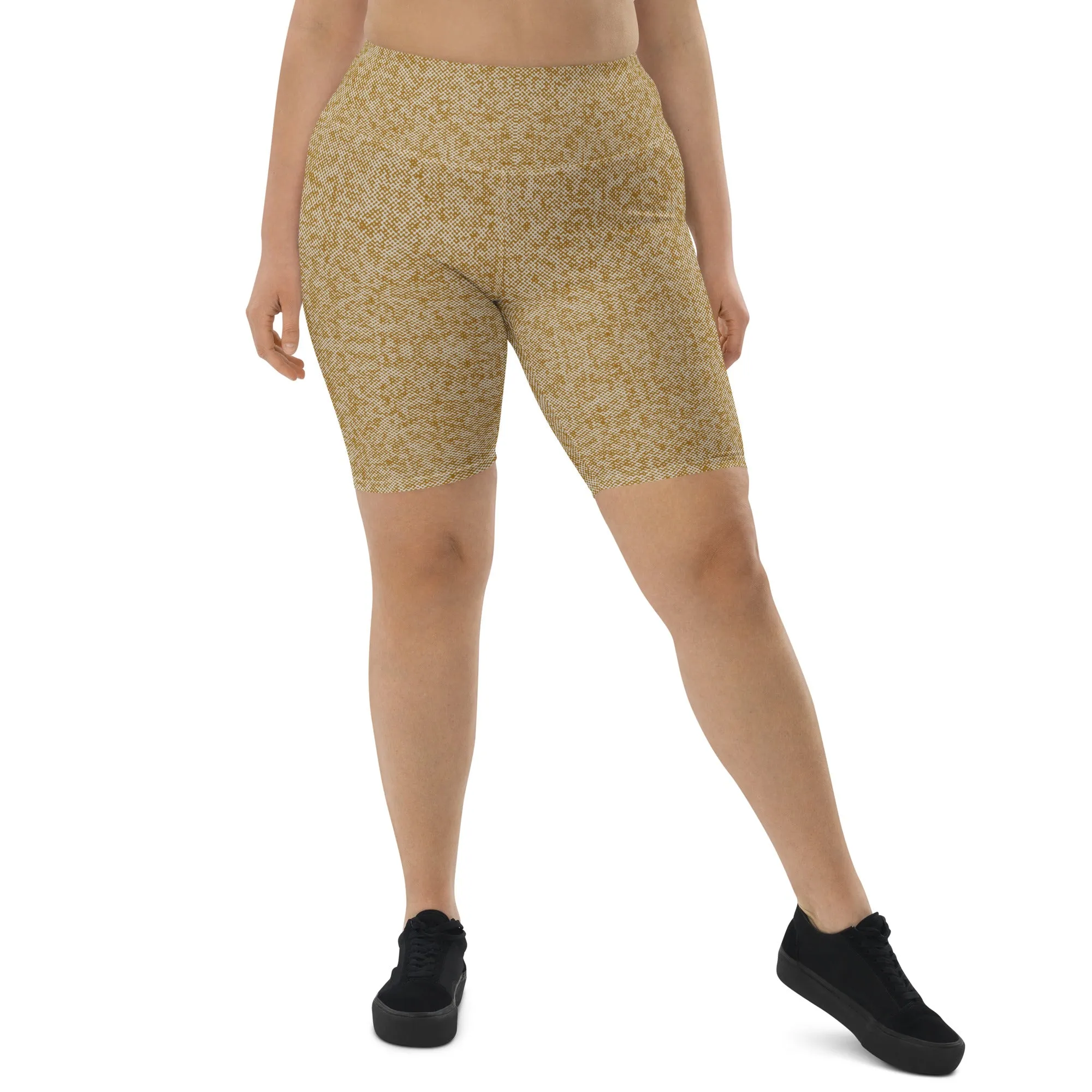 Humble Sportswear™ Pattens Beige High Waist Shorts