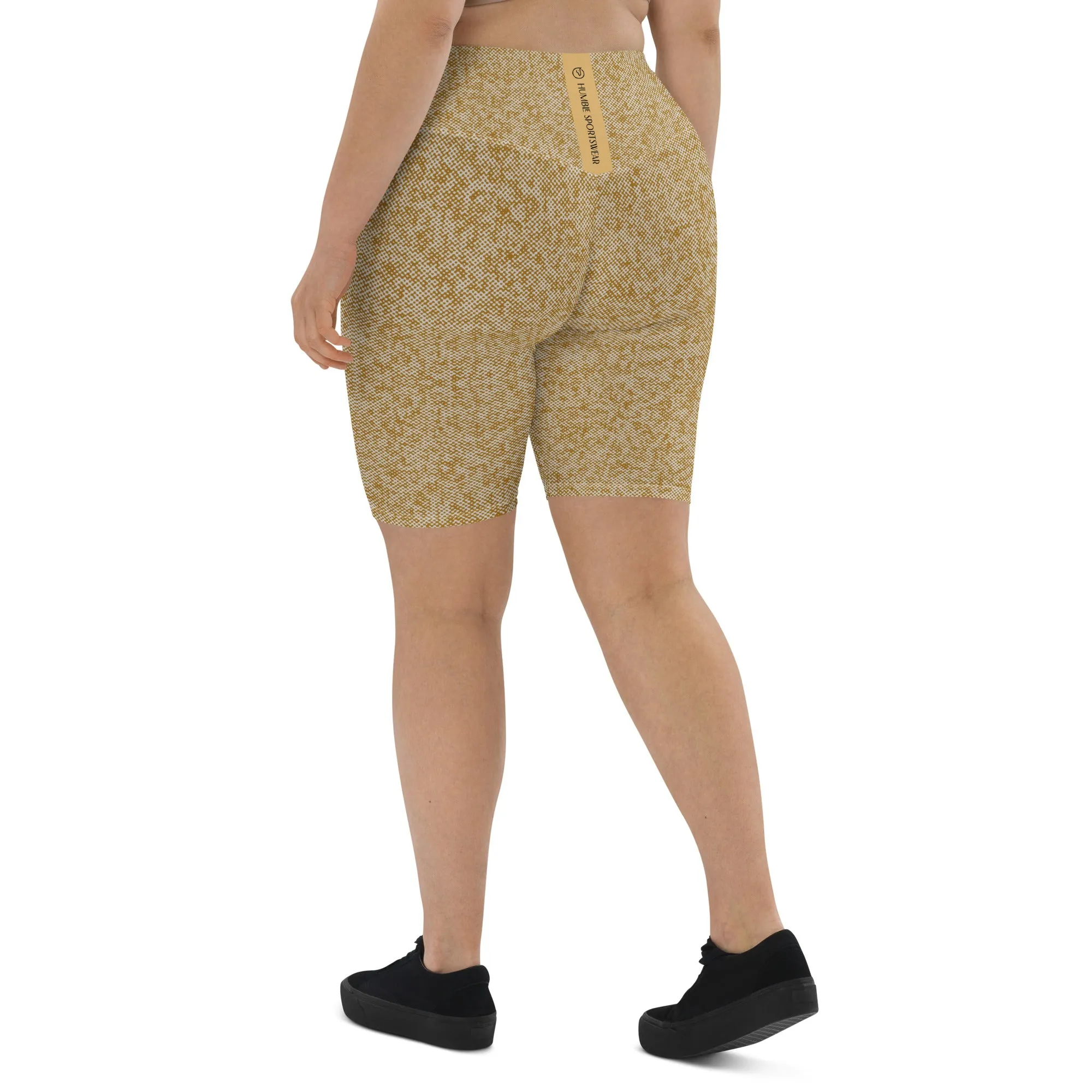 Humble Sportswear™ Pattens Beige High Waist Shorts