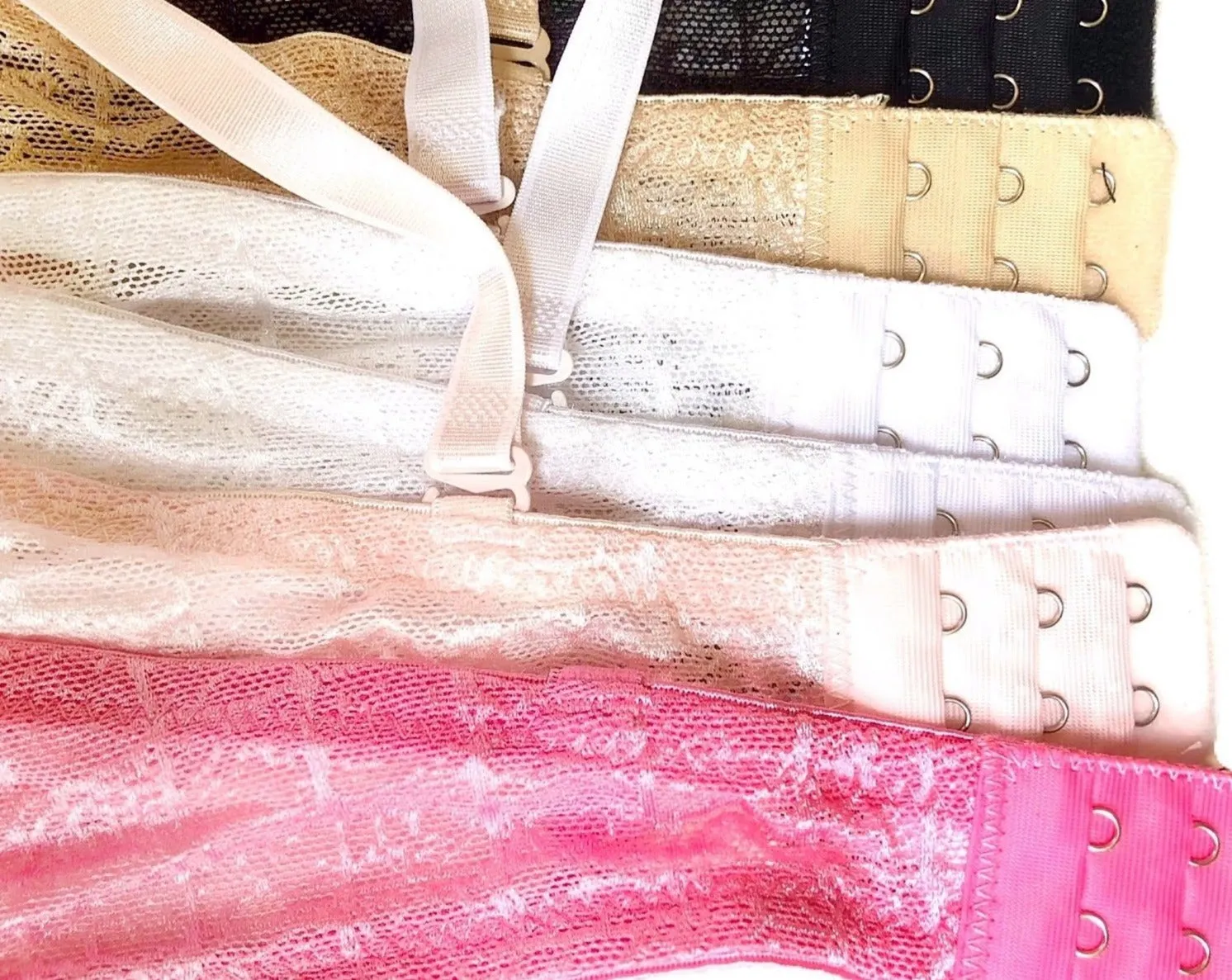 Jacquard Full Coverage Bras with Sheer Wing
