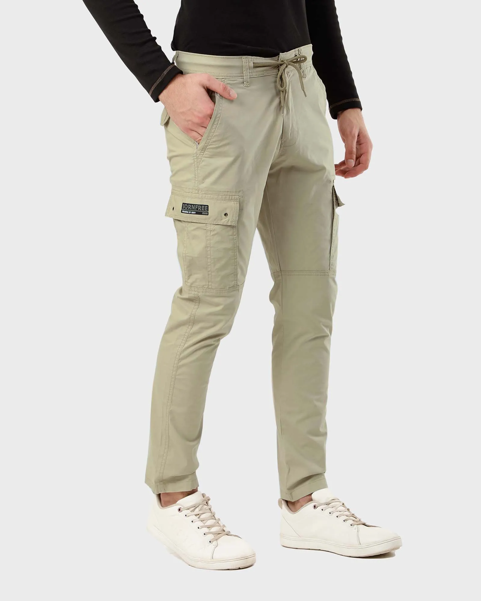 Premium Cotton Stretch Cargo Pants for Men