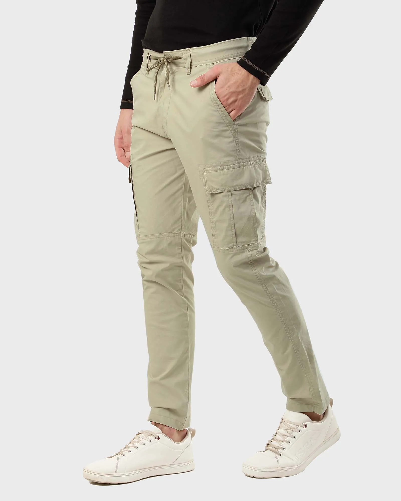 Premium Cotton Stretch Cargo Pants for Men