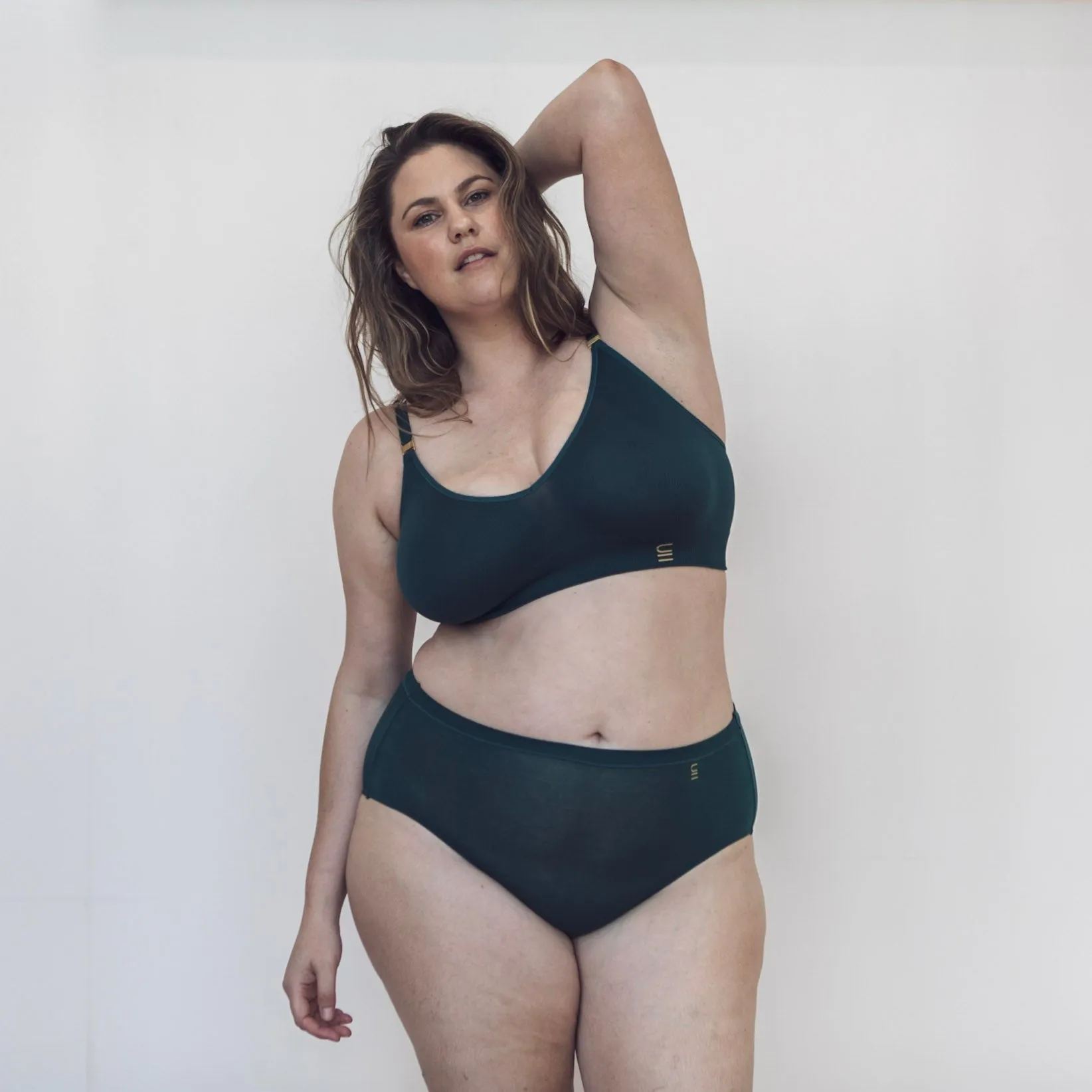 Recycled Wireless Bra DD  - Atlantis