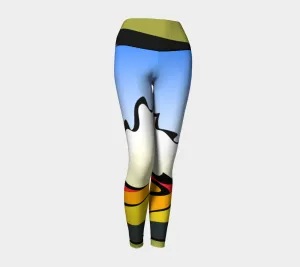 Sandavágur Church Faroe Islands Yoga Pants