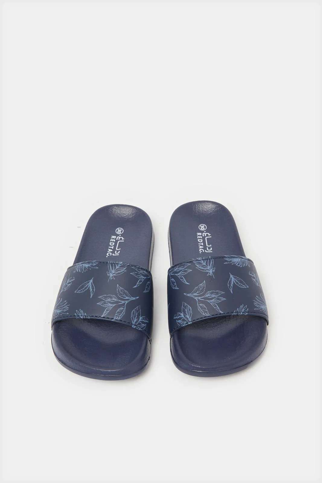 Senior Boys Navy Printed Slide