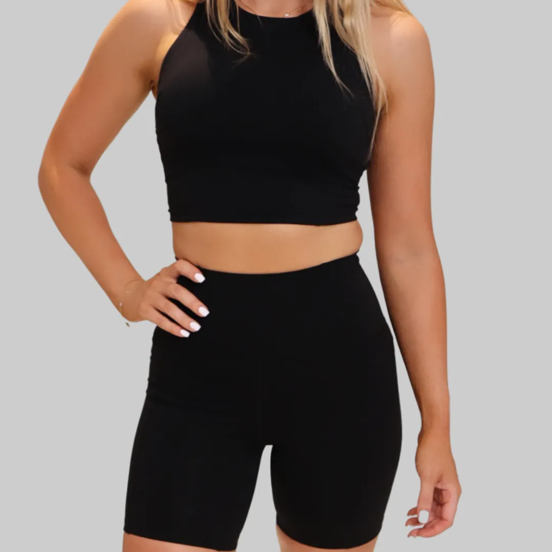 SKYLAR BIKE SHORTS (POCKETS)