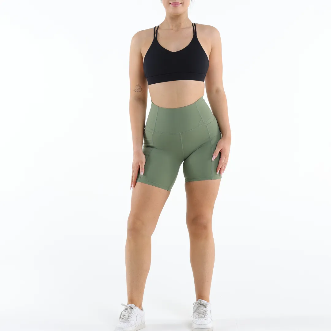 SKYLAR BIKE SHORTS (POCKETS)
