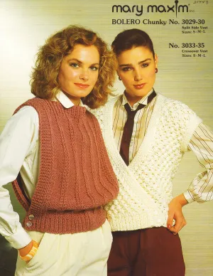 Split Side And Crossover Vest Pattern