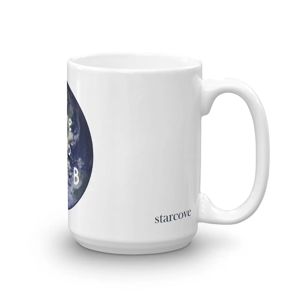 There is No Planet B Coffee Mug, Ceramic Tea Cup Climate Change Earth Day Environmental Activist Quote Gift