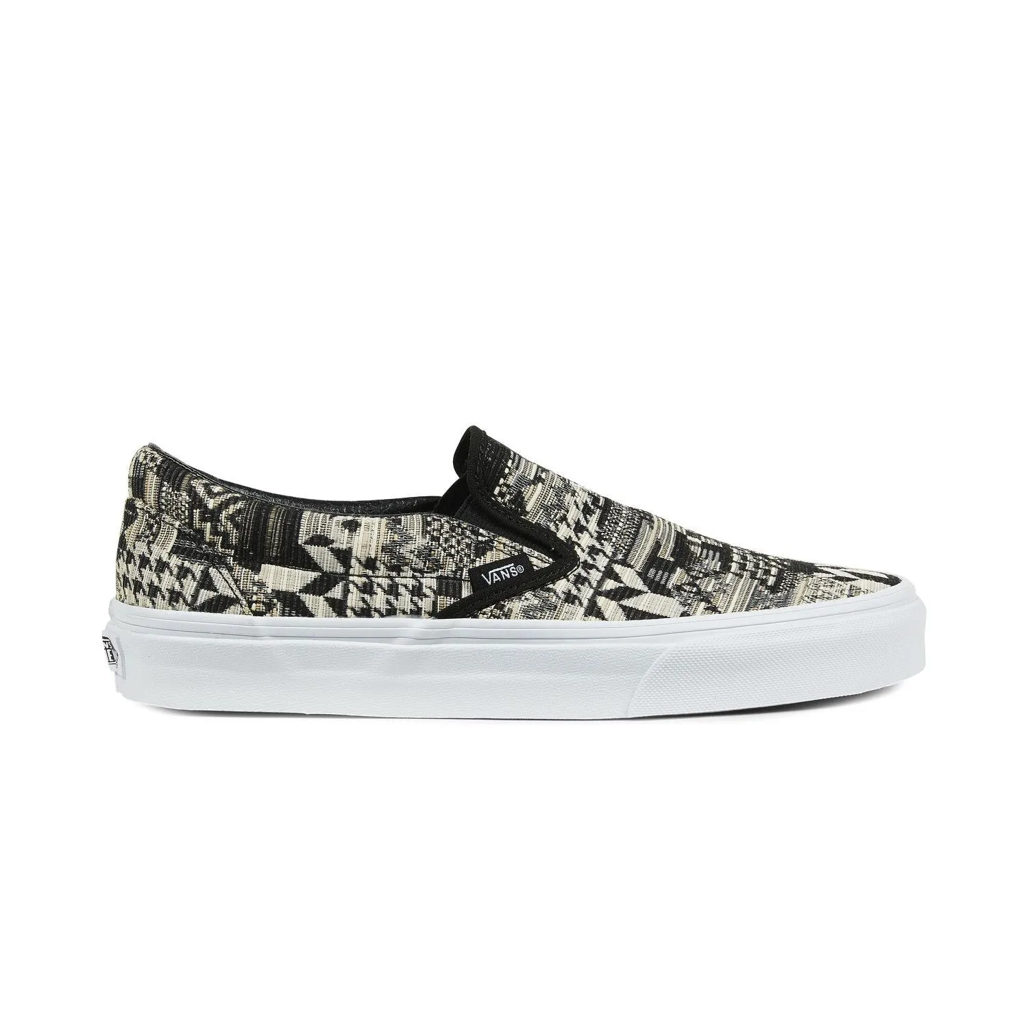 Vans Classic Slip On Italian Weave White Black