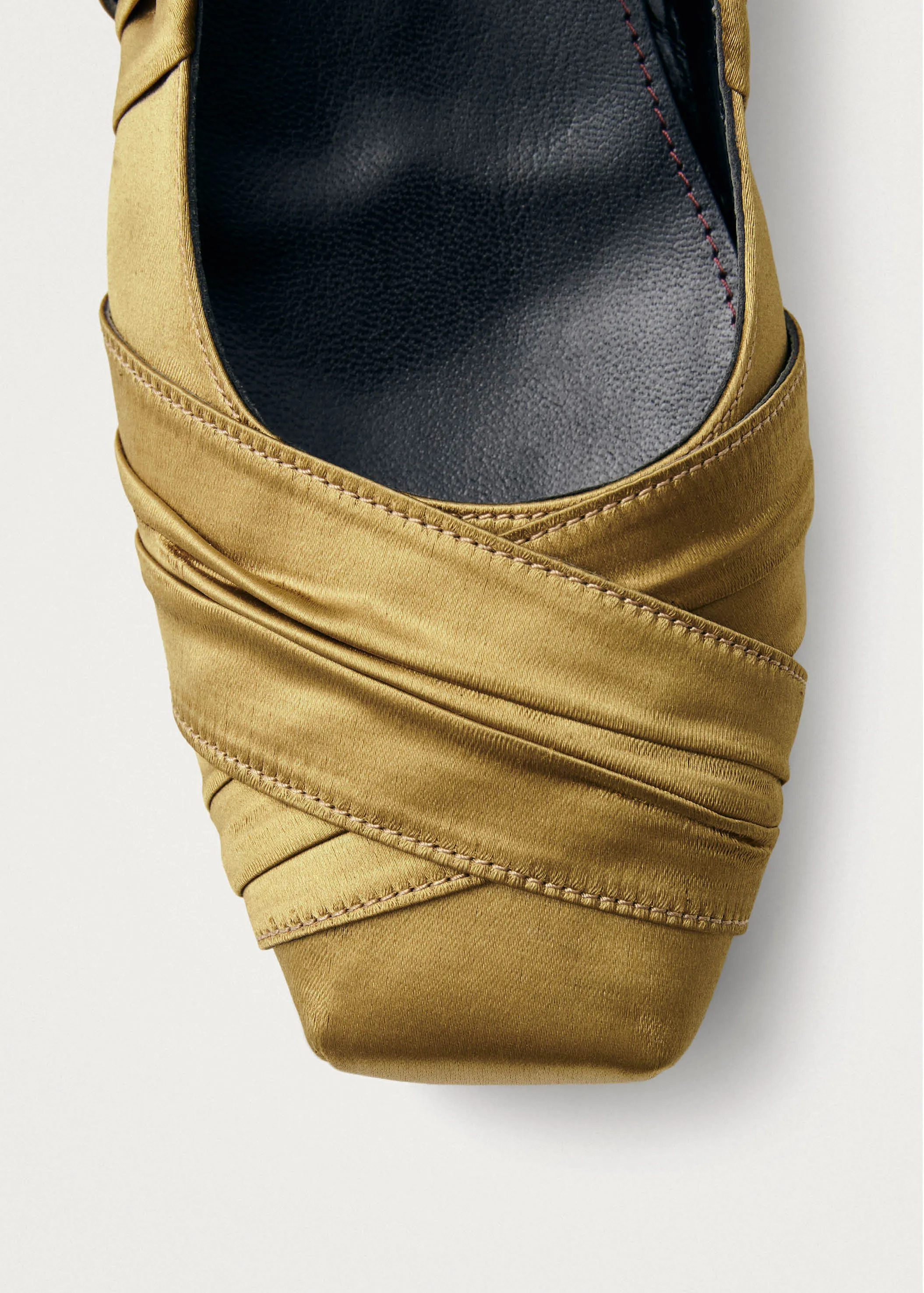 Volant Silky Dark Gold Ballet Flats