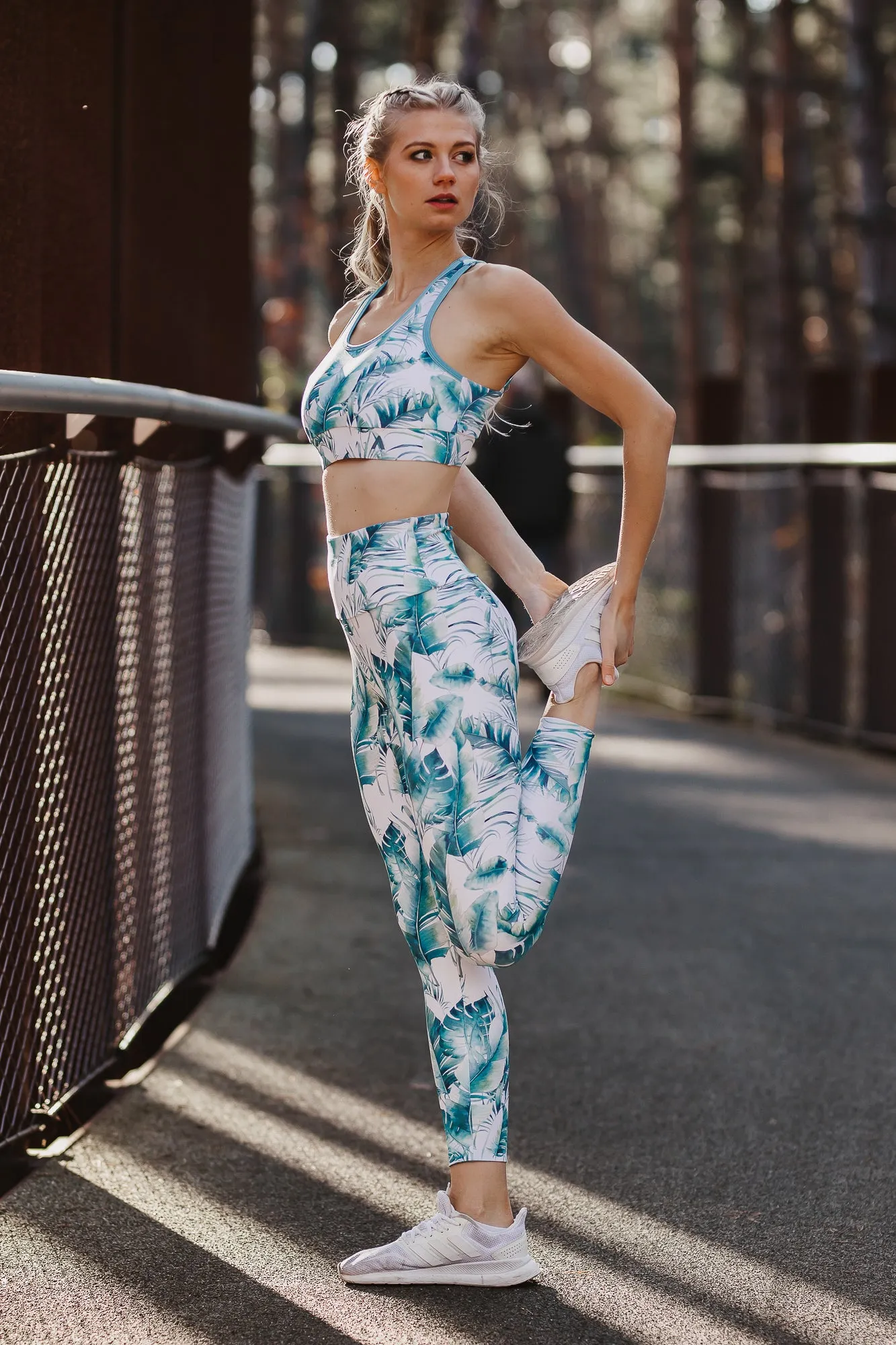White Exotic Sports Bra