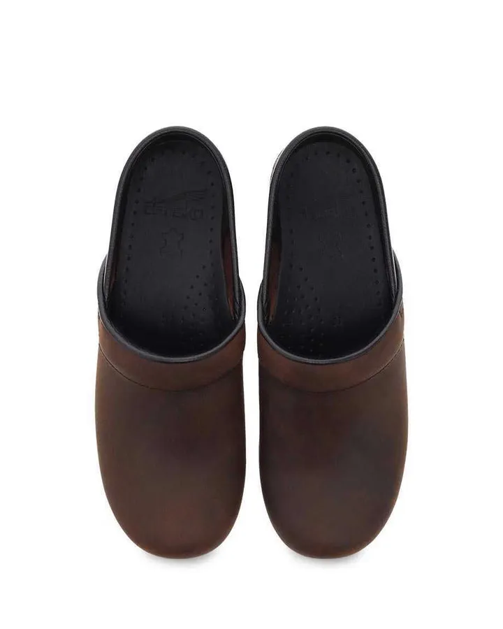 Women's Dansko 206-780202  Professional Oiled Leather Antique Brown
