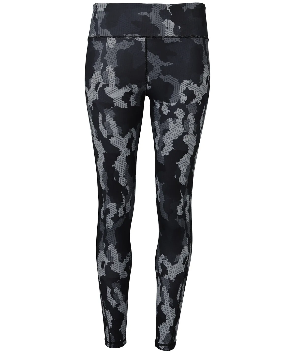 Womens TriDri® performance Hexoflage® leggings | Camo Charcoal
