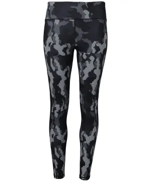 Womens TriDri® performance Hexoflage® leggings | Camo Charcoal